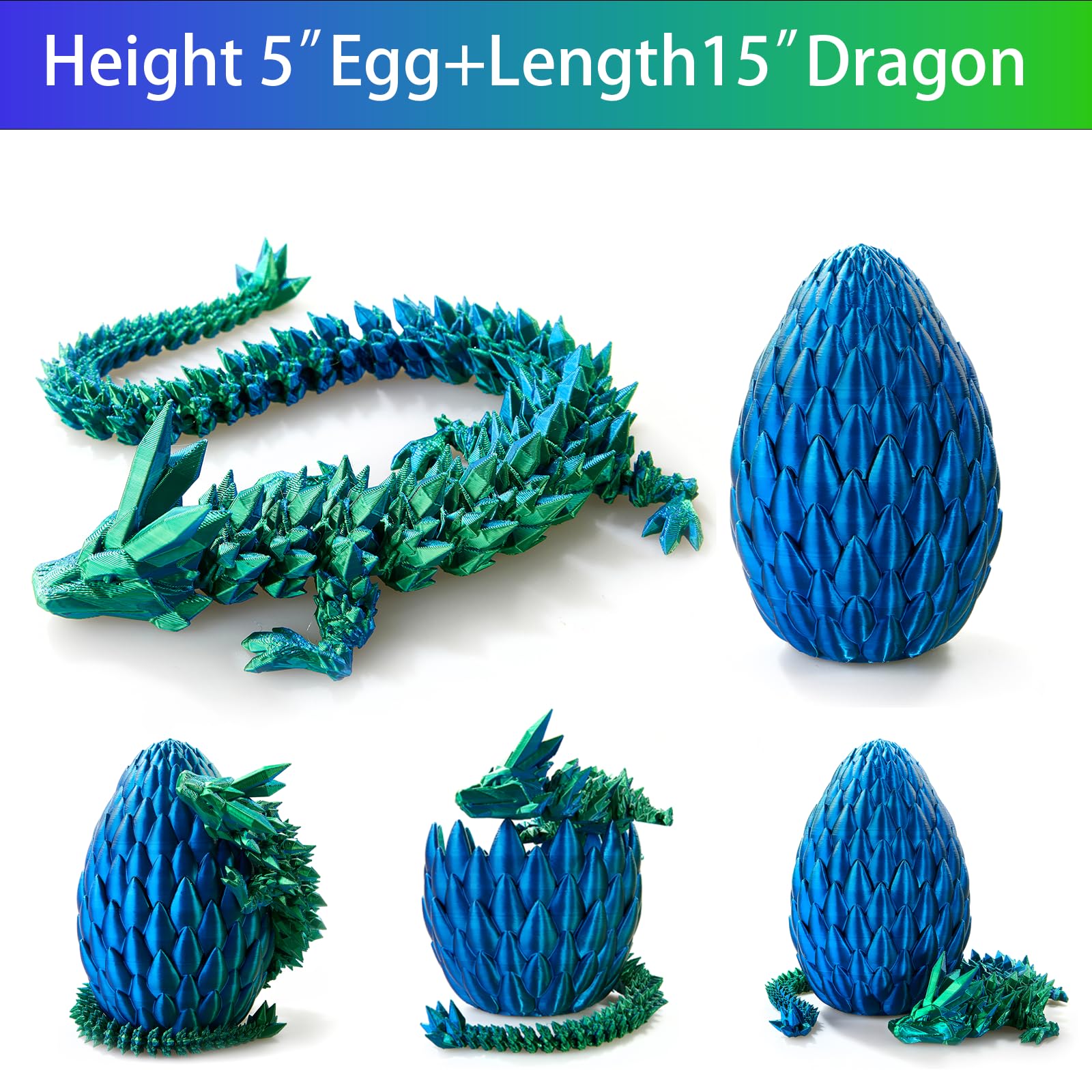 LEWELLRY articulated dragon joint design enables flexible poses