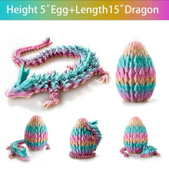 LEWELLRY articulated crystal dragon poseable detail emphasizes flexible joints for play.