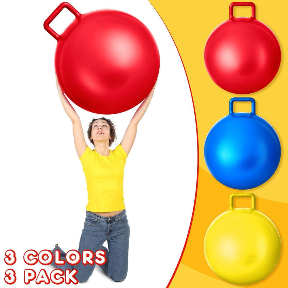 Lewtemi yellow 18-inch ball invites kids to bounce and have active fun.