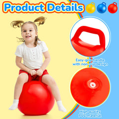 Lewtemi 18-inch inflatable hopper ball blue encourages active movement and motor skills.