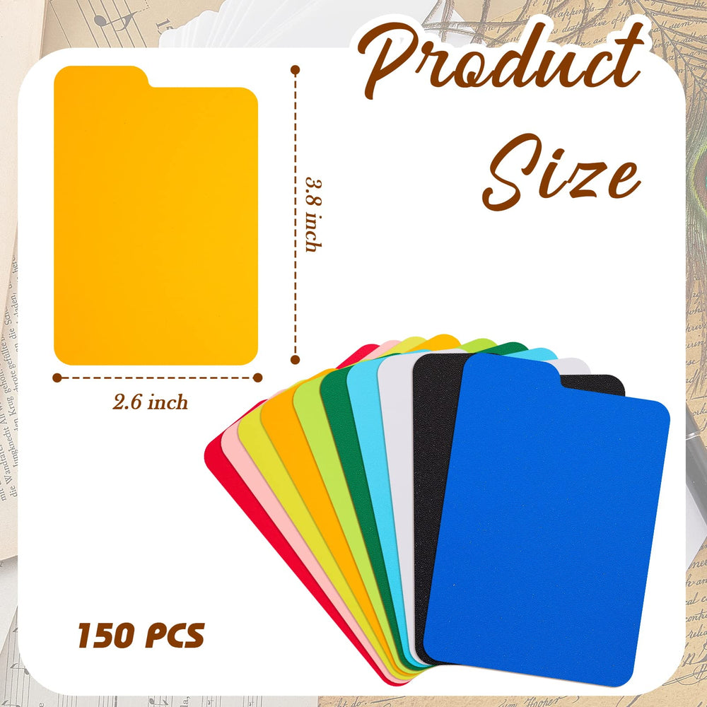 Lewtemi card dividers 10 colors enhances categorization for sports cards.