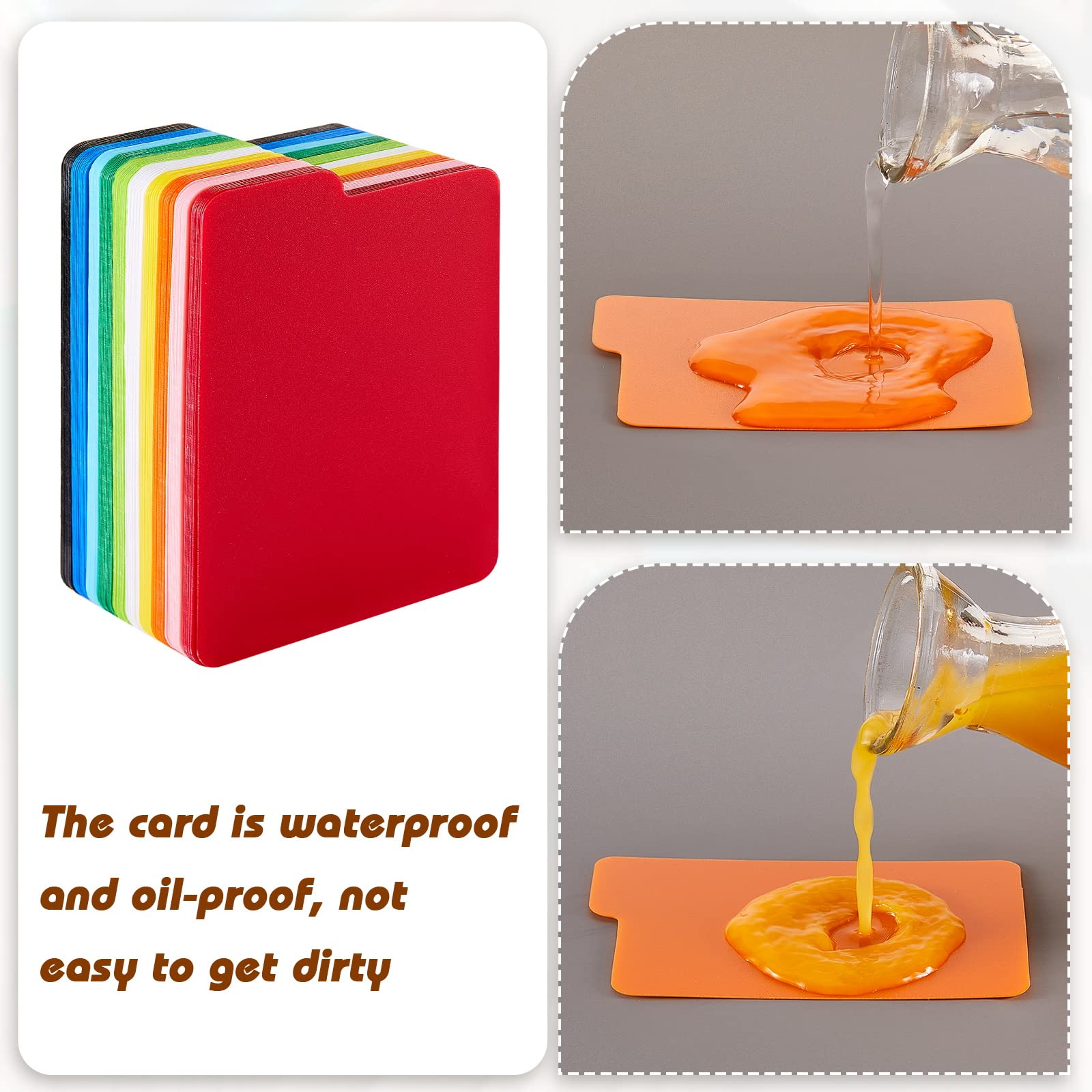 Lewtemi card dividers 66x97mm compact size fits card collections.