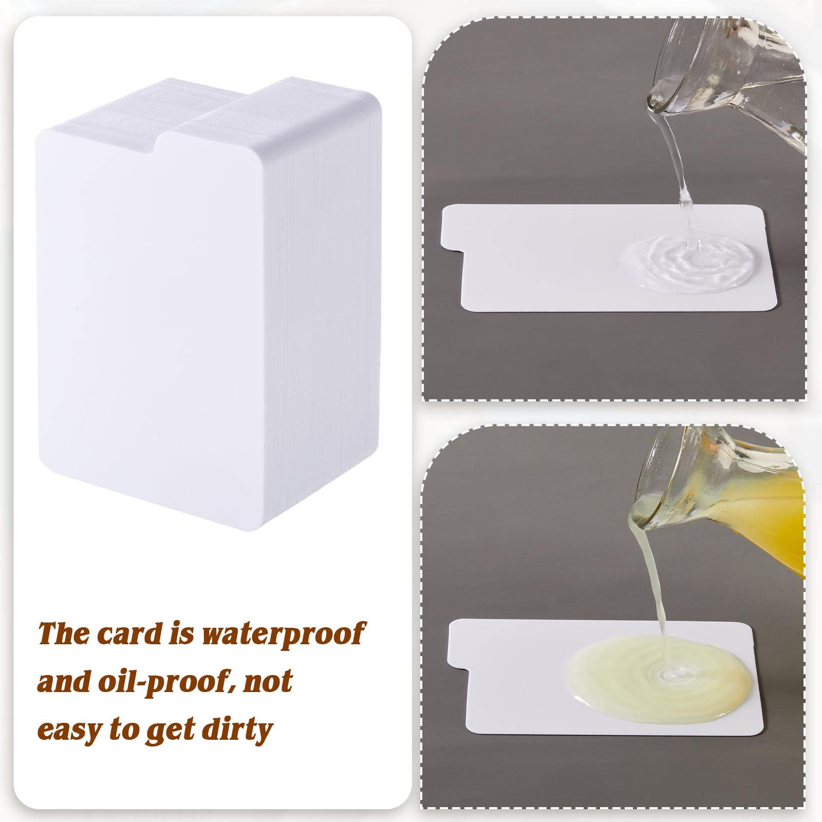 Lewtemi card dividers closeup sturdy plastic for long-term use