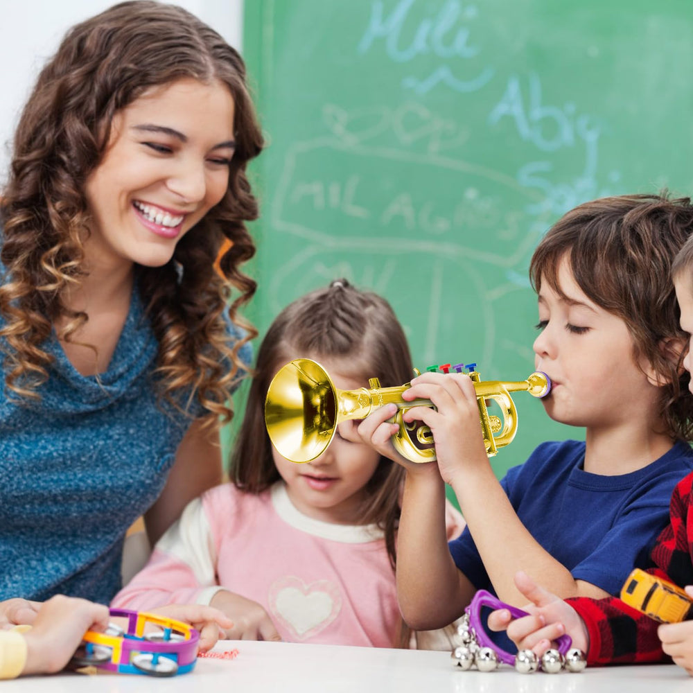Lewtemi colorful keys help kids match notes during play.