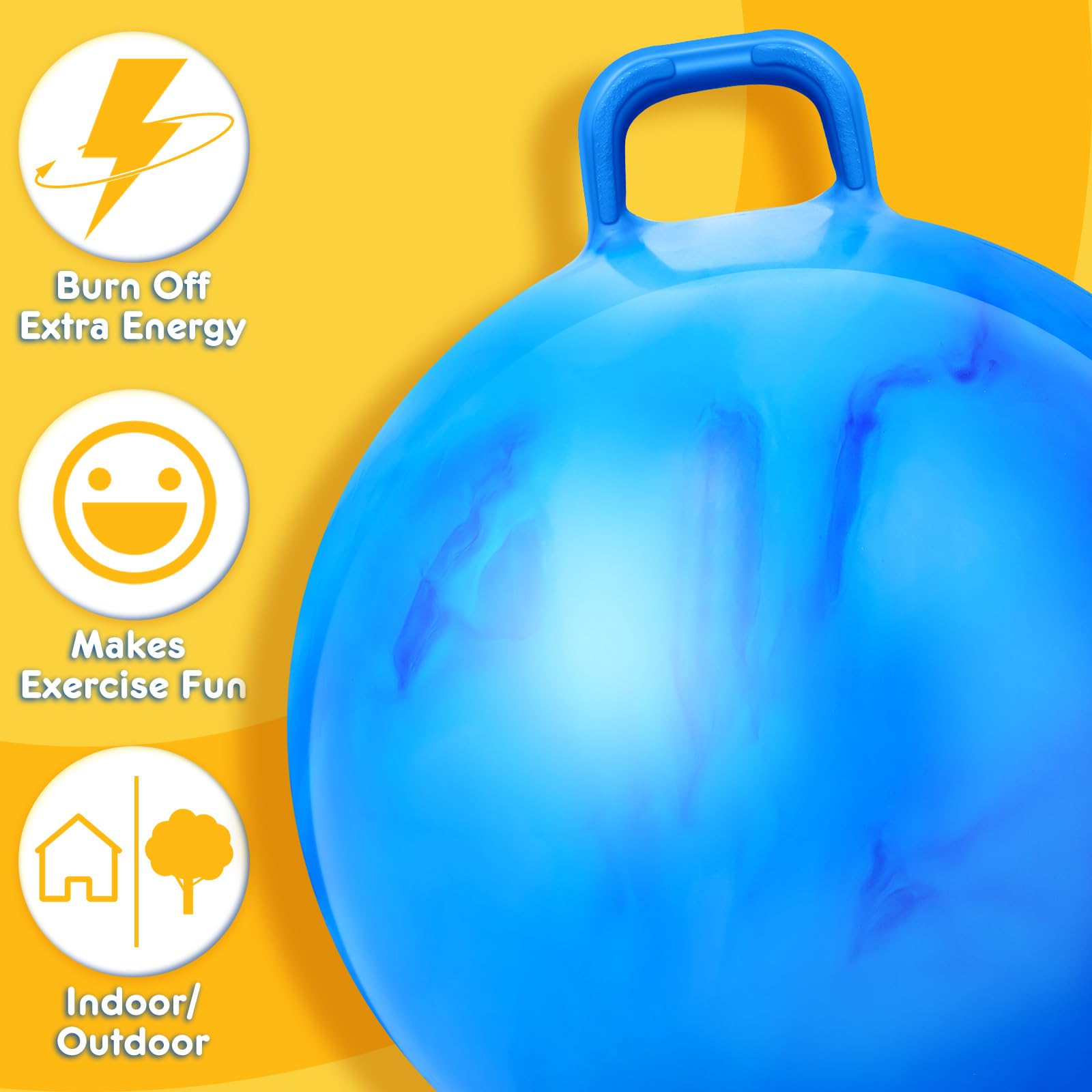 Lewtemi inflation pump supports quick setup of bouncing balls