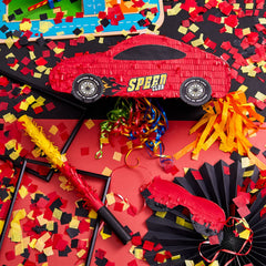 Lewtemi race car pinata filled decoration for vibrant party setup