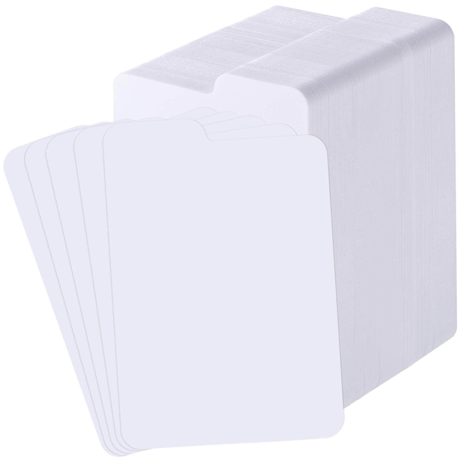Lewtemi white trading card dividers side view for portable storage