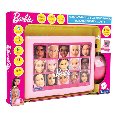 LEXiBOOK Barbie laptop compact and portable for travel