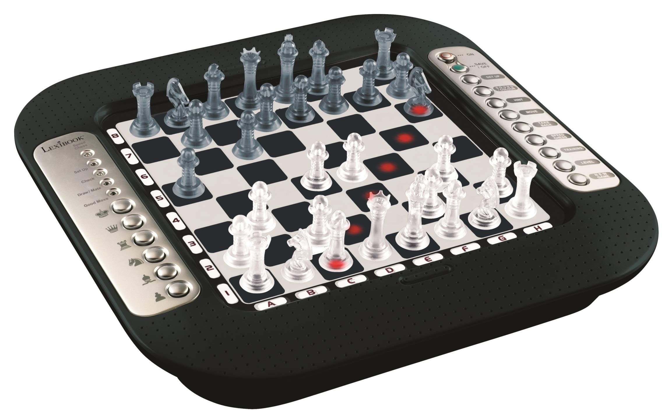 Lexibook Chessman FX board with light indicators for clear moves