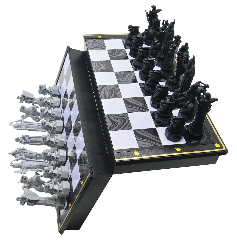 Lexibook Harry Potter chess board folded for easy travel and storage.