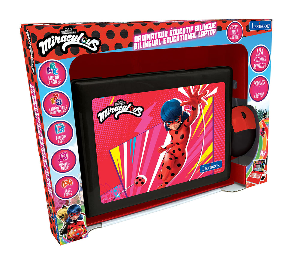 LEXiBOOK Miraculous child typing games develop literacy and focus.