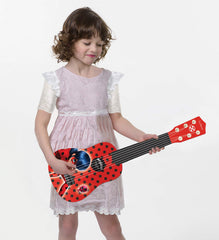 LEXiBOOK Miraculous Ladybug guitar back view for carry-along play