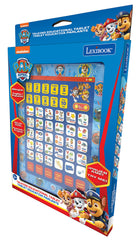 LEXiBOOK Paw Patrol tablet letters on screen promote letter recognition play.