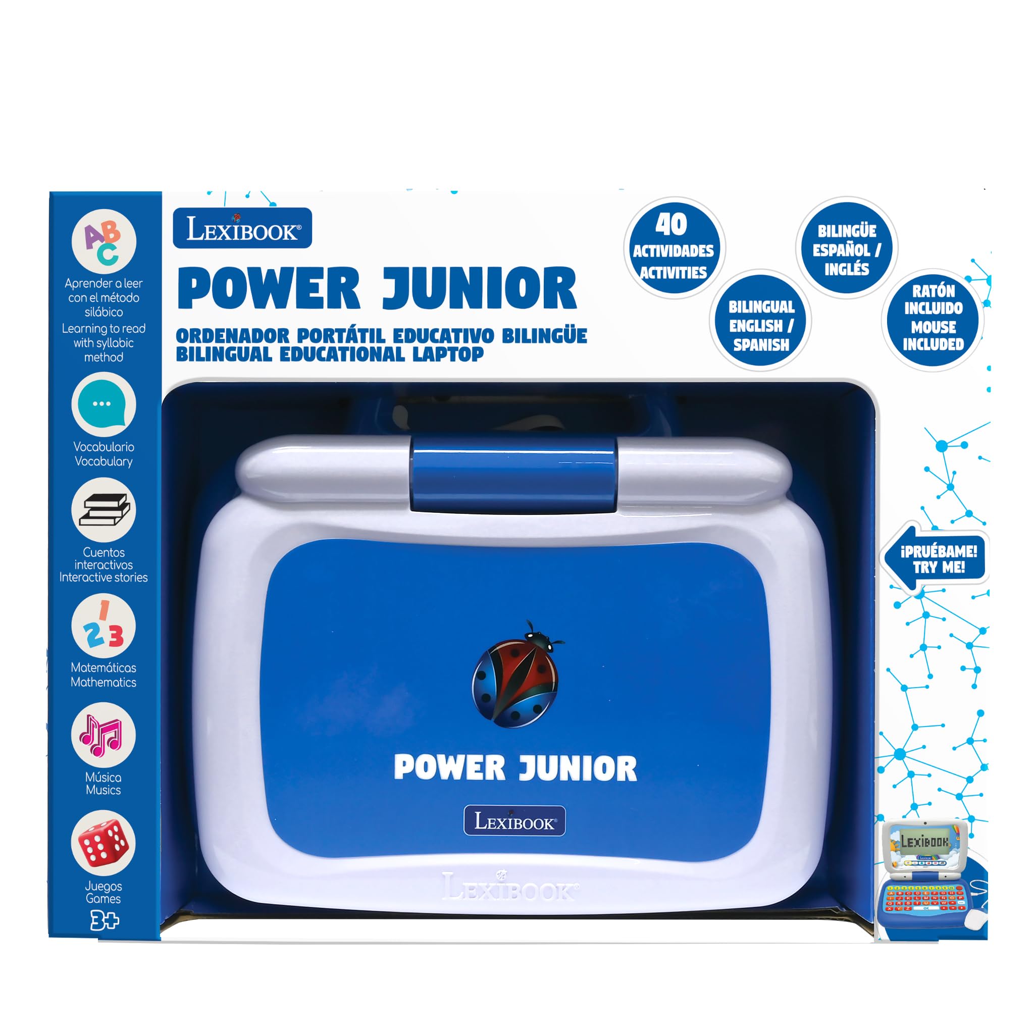 Lexibook Power Junior education-games-sound-hunt showcases engaging word hunts for vocabulary recall.