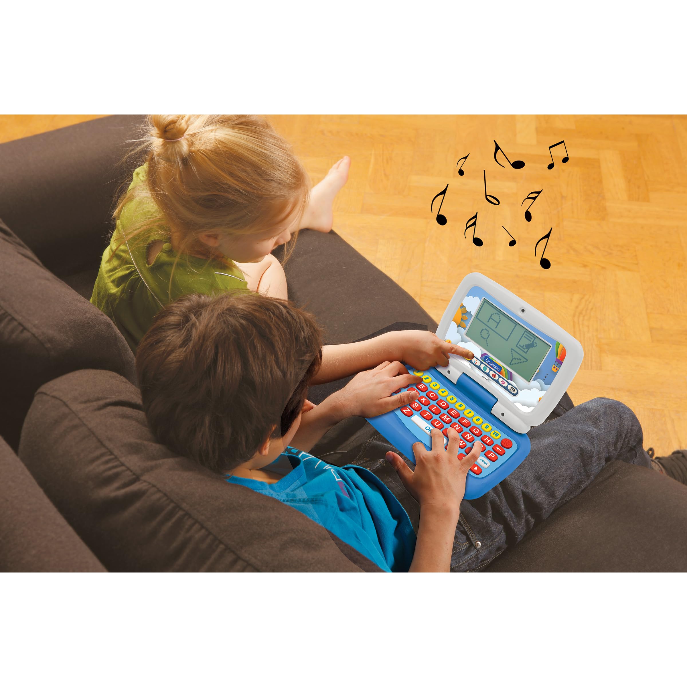 Lexibook Power Junior syllabic-reading-demo emphasizes decoding words into syllables for easier reading.