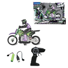 LEXiBOOK RC18 Crosslander front view highlights rugged wheels and bright light effects