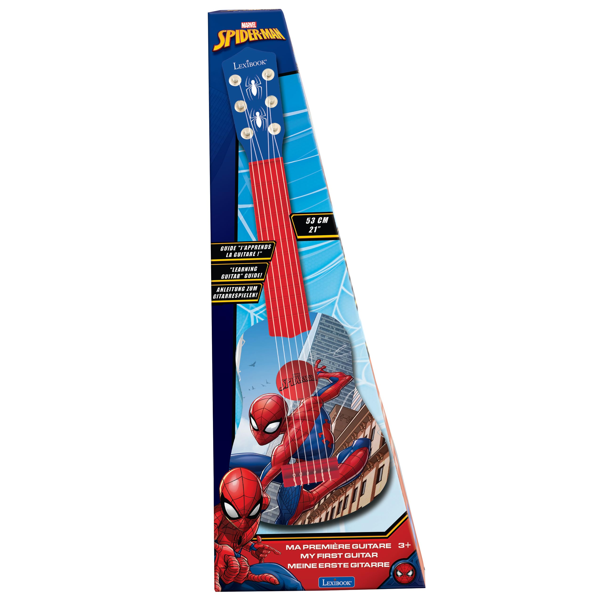 Lexibook Spider-Man learning guide included to help beginners start playing.