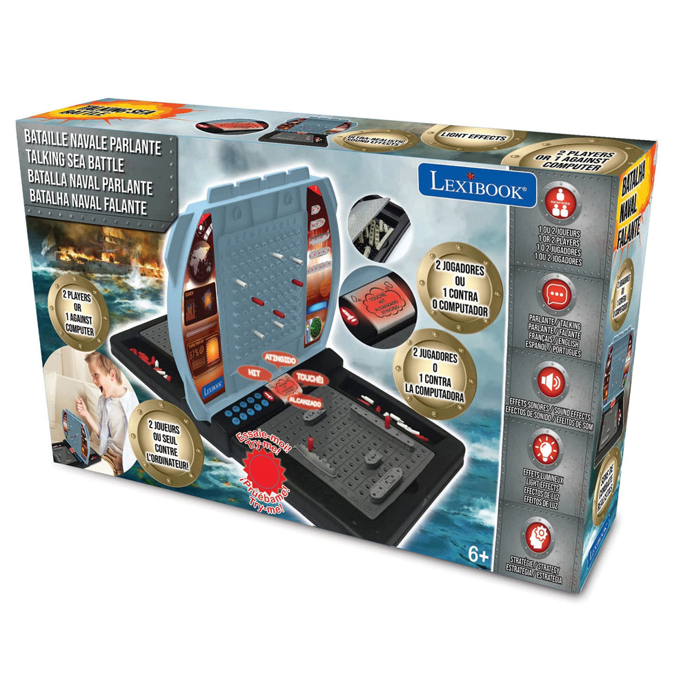 Lexibook Battery compartment for easy battery changes during play.