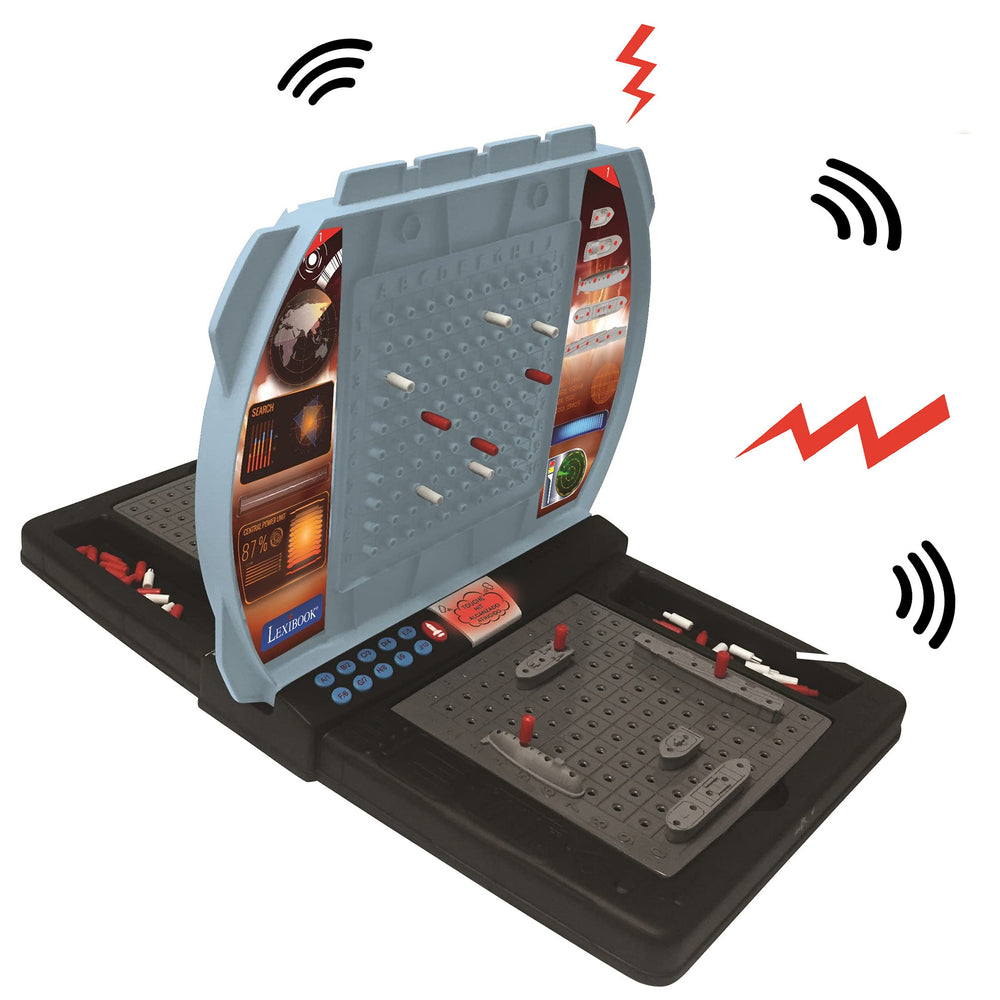 Lexibook Sea Battle ship grid setup for strategic targeting.