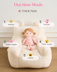 LeyaDoll removable dress for easy outfit changes and washing.