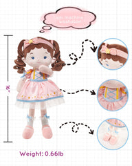 LeyaDoll first baby rag doll snuggle ready for imaginative play