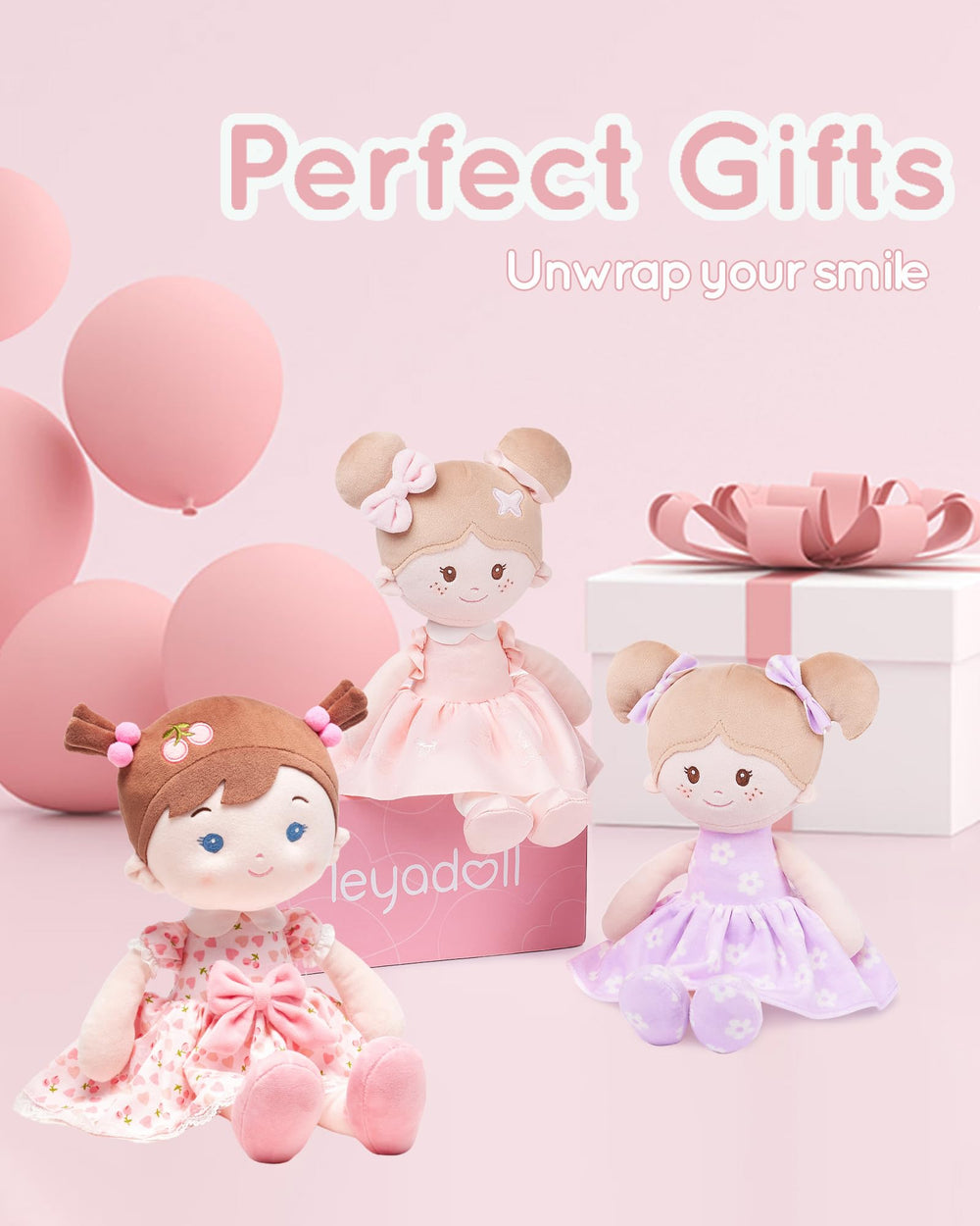 LeyaDoll pink gift-ready packaging enhances gifting moments and celebrations.