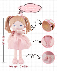 LeyaDoll pink gift box shows gift-ready presentation for birthdays and holidays.