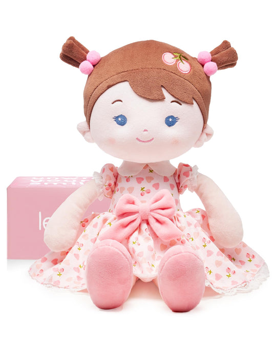 LeyaDoll soft baby doll 16-inch, a cozy companion for gentle, cuddle-worthy play.