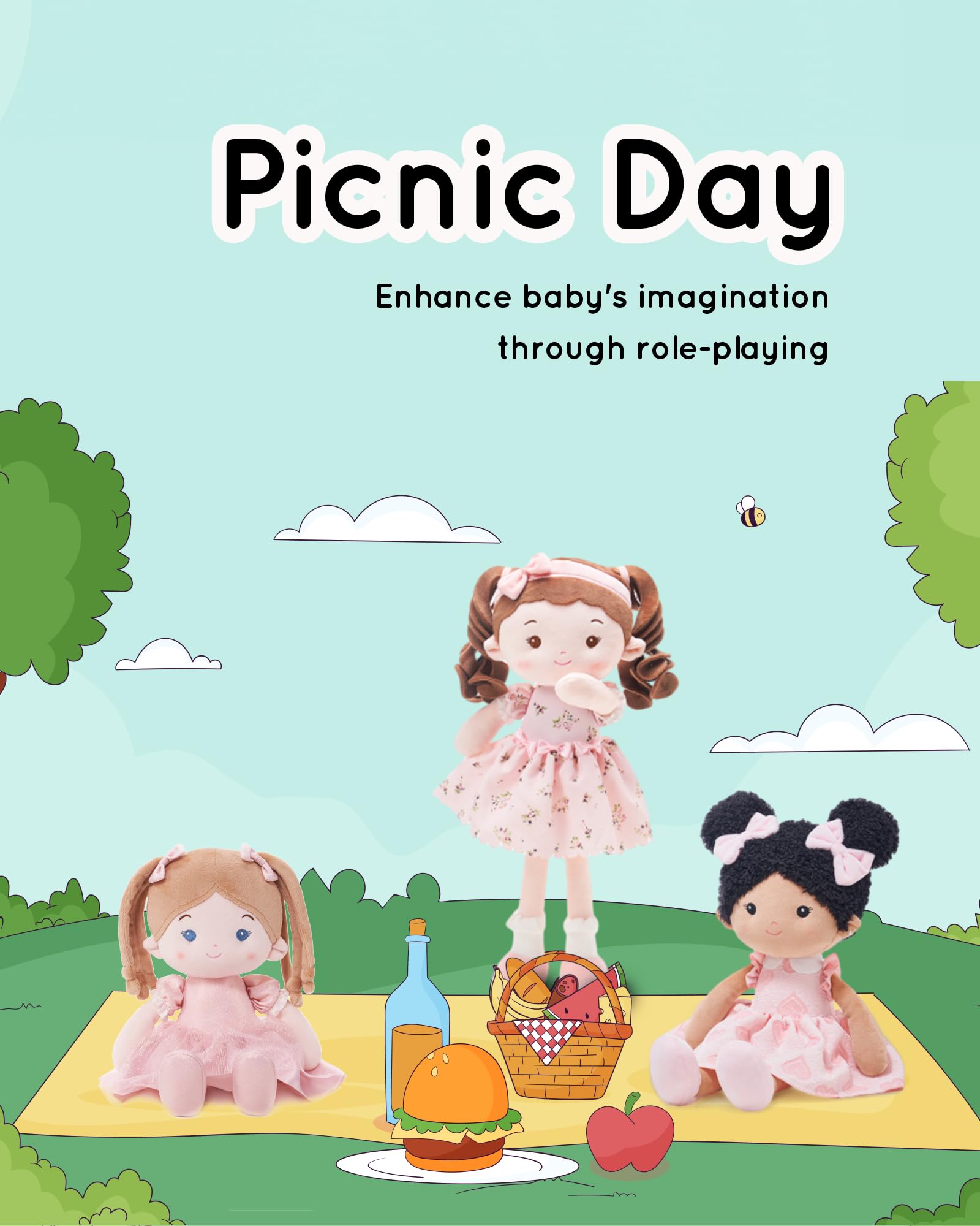 LeyaDoll playtime scene showing nurturing bonding during pretend play