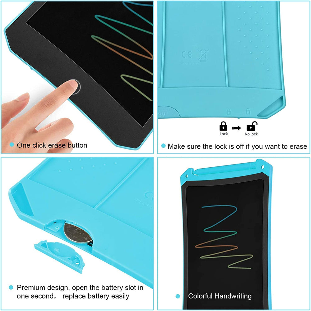 LEYAOYAO orange LCD doodle board ideal for travel-friendly drawing sessions.
