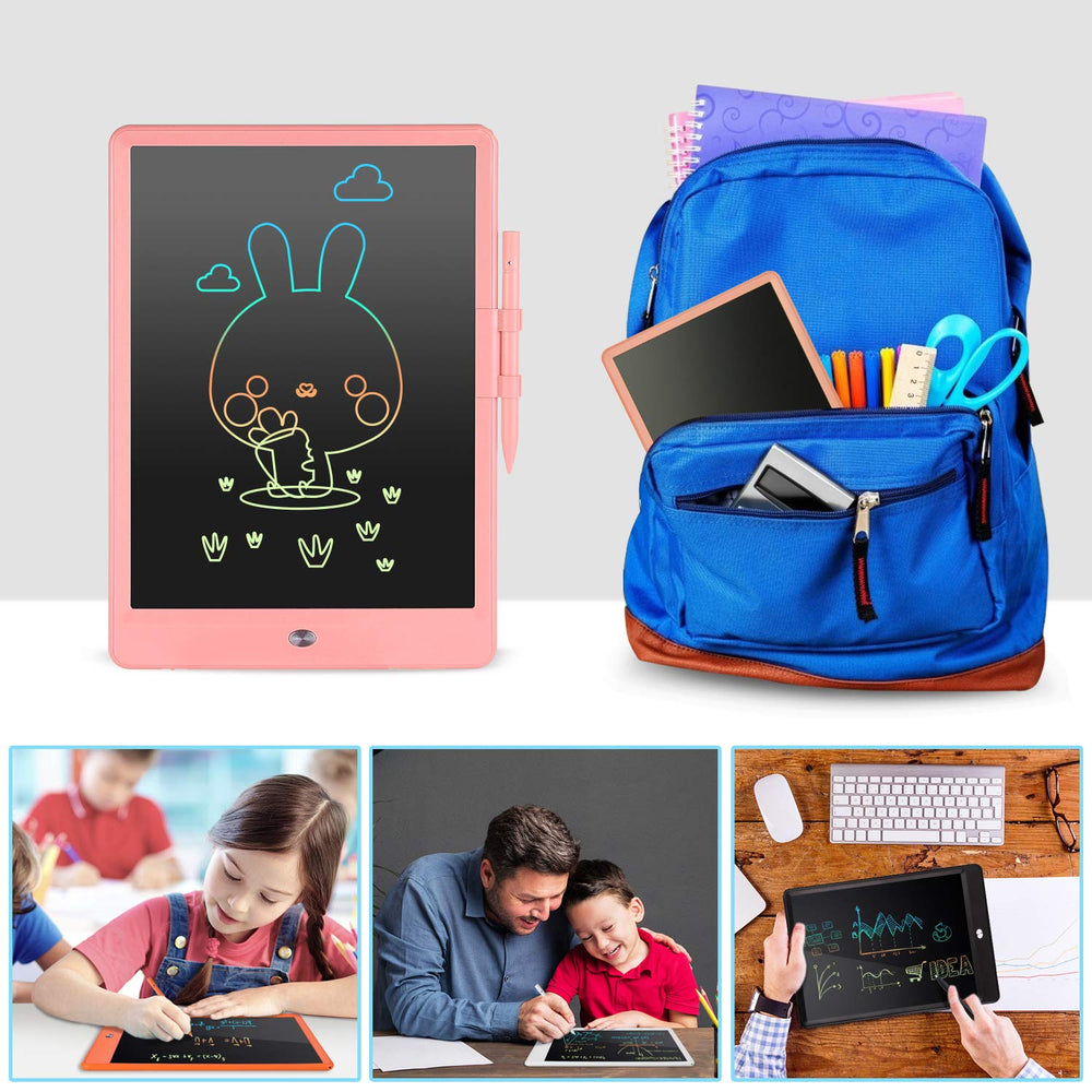 LEYAOYAO 2-pack 10-inch LCD writing tablet in backpack ready for travel