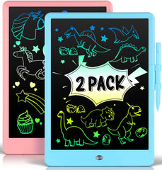 LEYAOYAO 2-pack 10-inch LCD writing tablet front view for kids' drawing