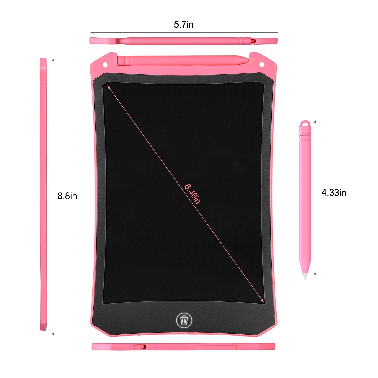 LEYAOYAO 8.5-inch color LCD provides clear, eye-friendly viewing