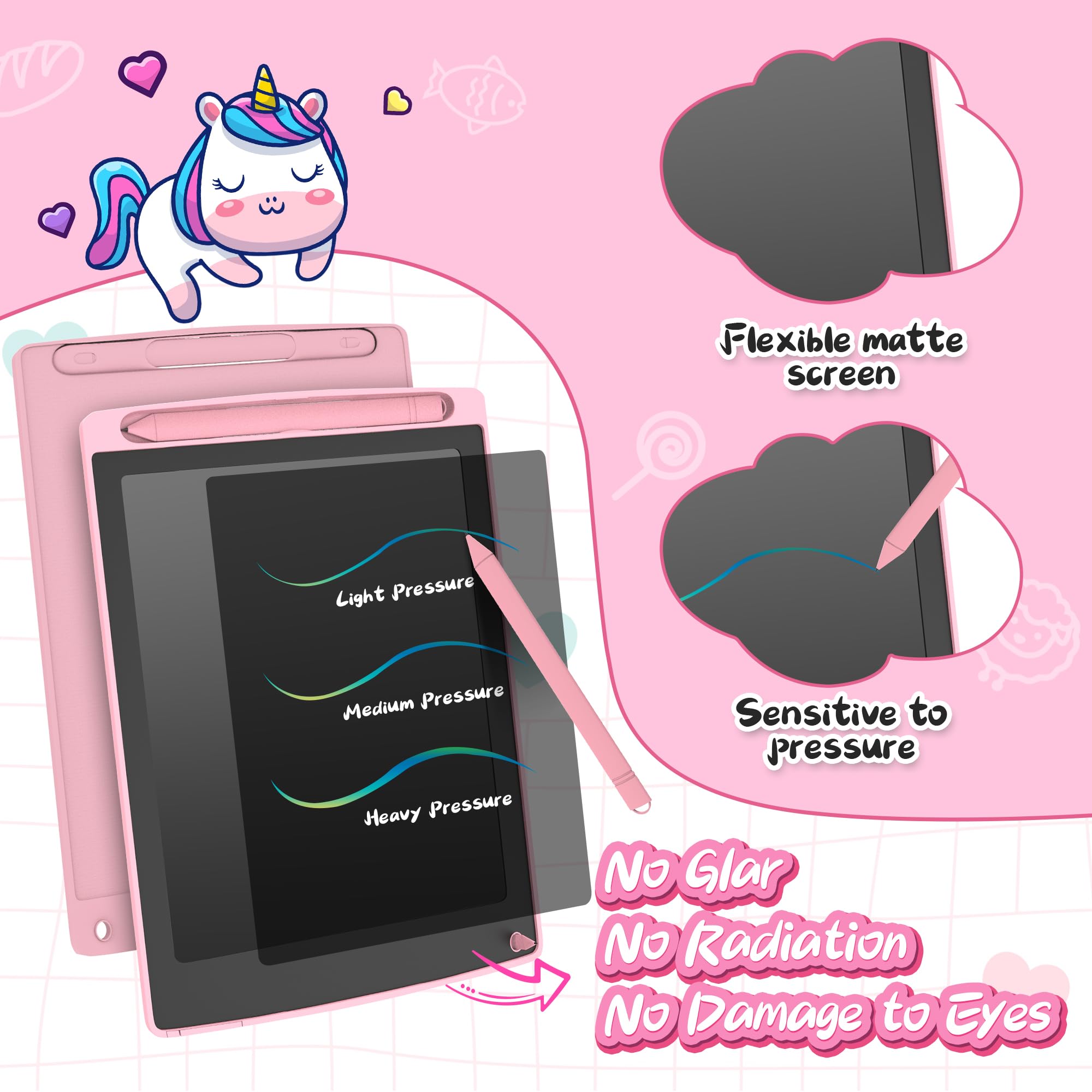 LEYAOYAO portable drawing pad for kids, ideal for school and home use.