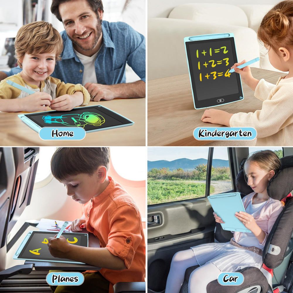 Two-pack doodle boards let siblings share art on the go.
