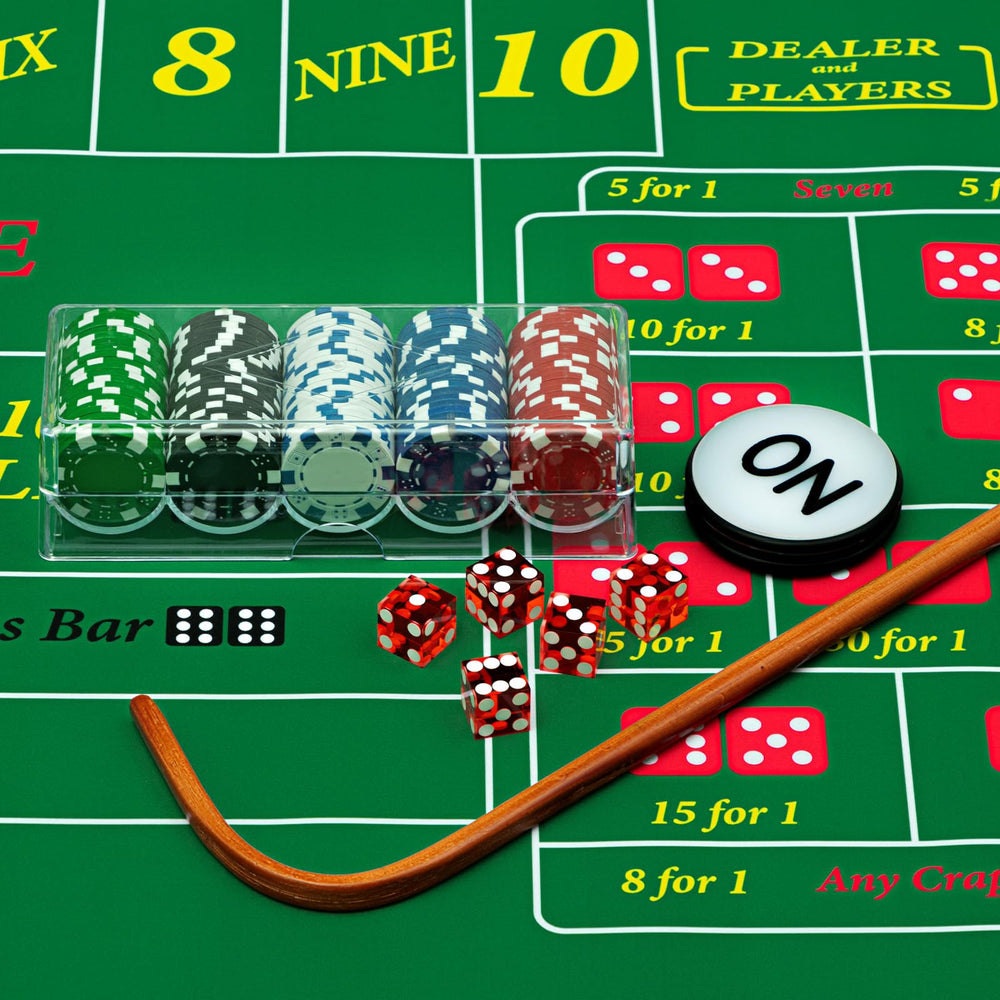 Leyndo carrying bag keeps the entire craps set neatly stored