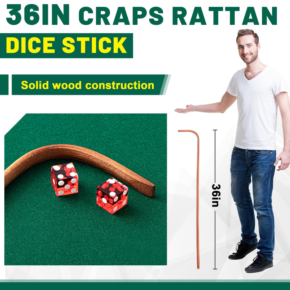 Leyndo craps dice boat wooden display keeps play organized.