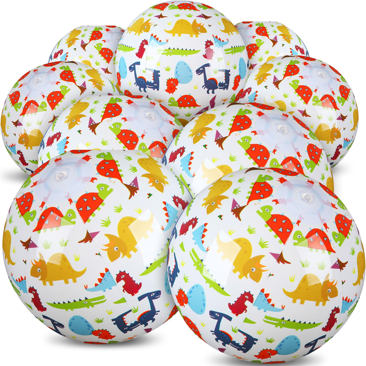 Leyndo dinosaur beach ball 20cm, perfect for pool play and outdoor fun.