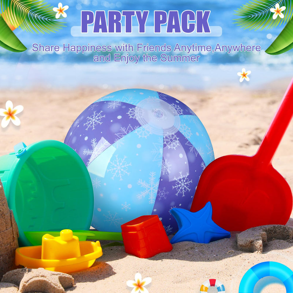 Leyndo educational snowflake beach ball for classroom activities