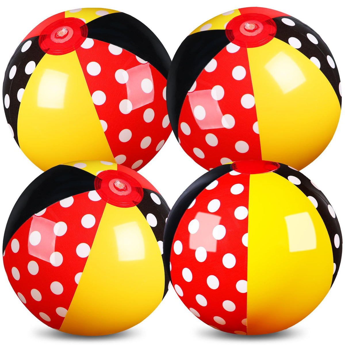 Leyndo mouse beach ball front view, ideal for beach games and pool play.