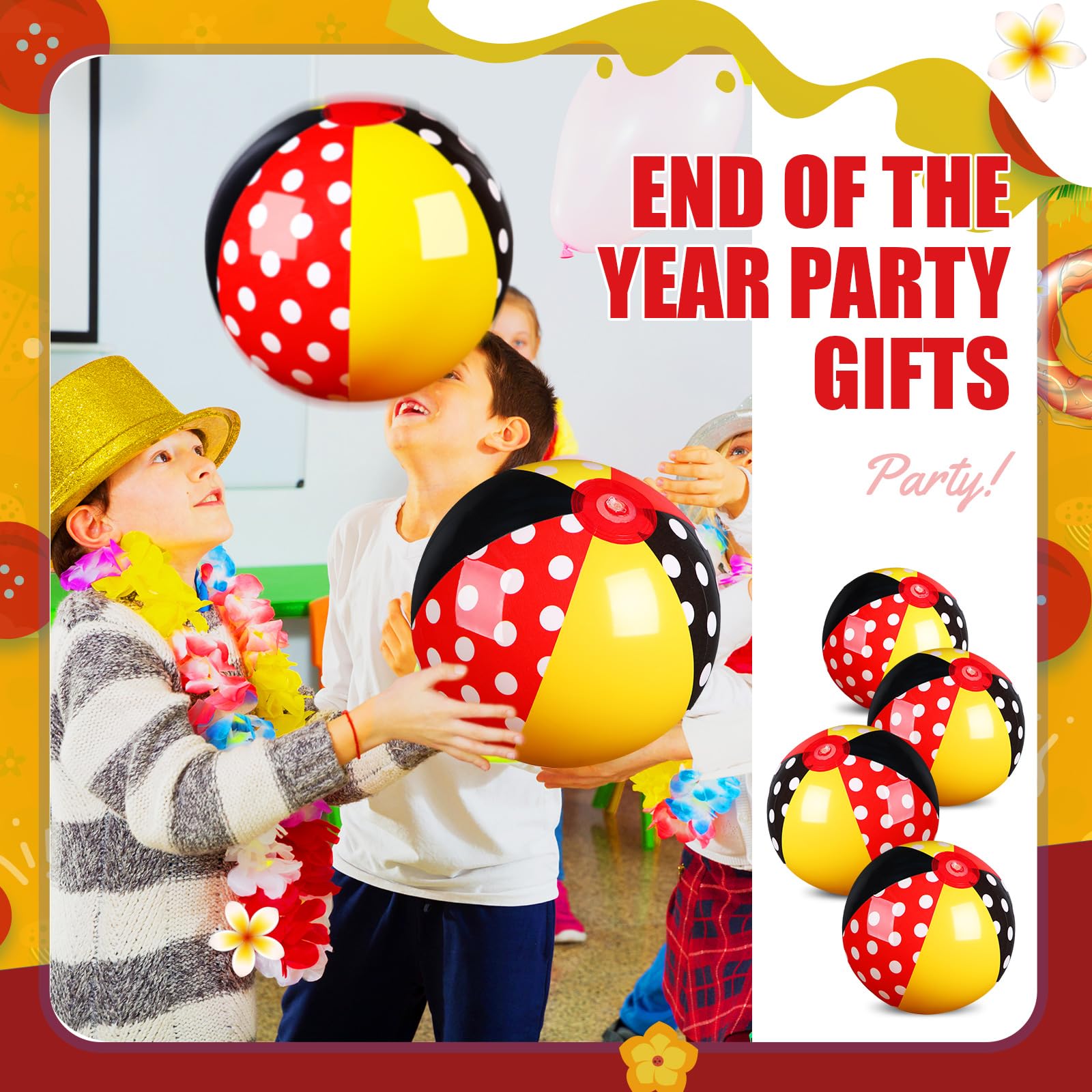 Leyndo mouse beach ball packaging, ready for gifting at parties.