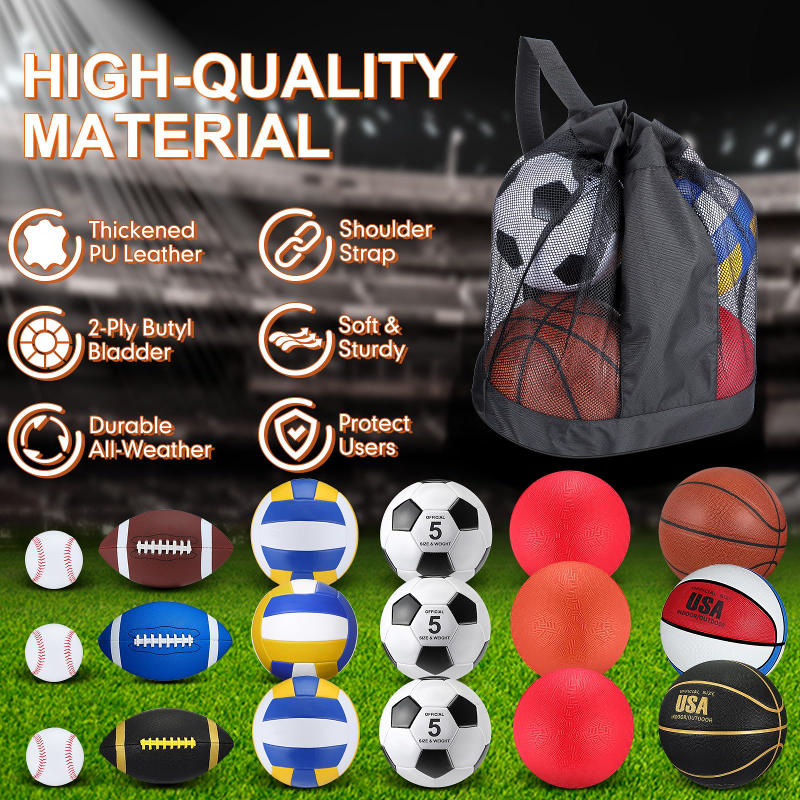 Leyndo official-size basketball ready for full-court drills