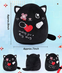 LeYoHa Cat Plush with injury bandage in the right hand for a playful get-well gift.