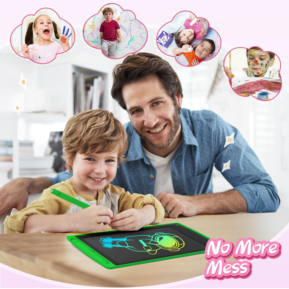 LEYAOYAO 3-pack LCD writing tablet weighs 280g and is easy to carry