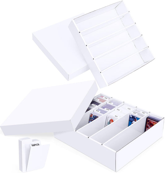 Leyzan 5-row box demonstrates capacity for MTG, TCG, and sports cards.