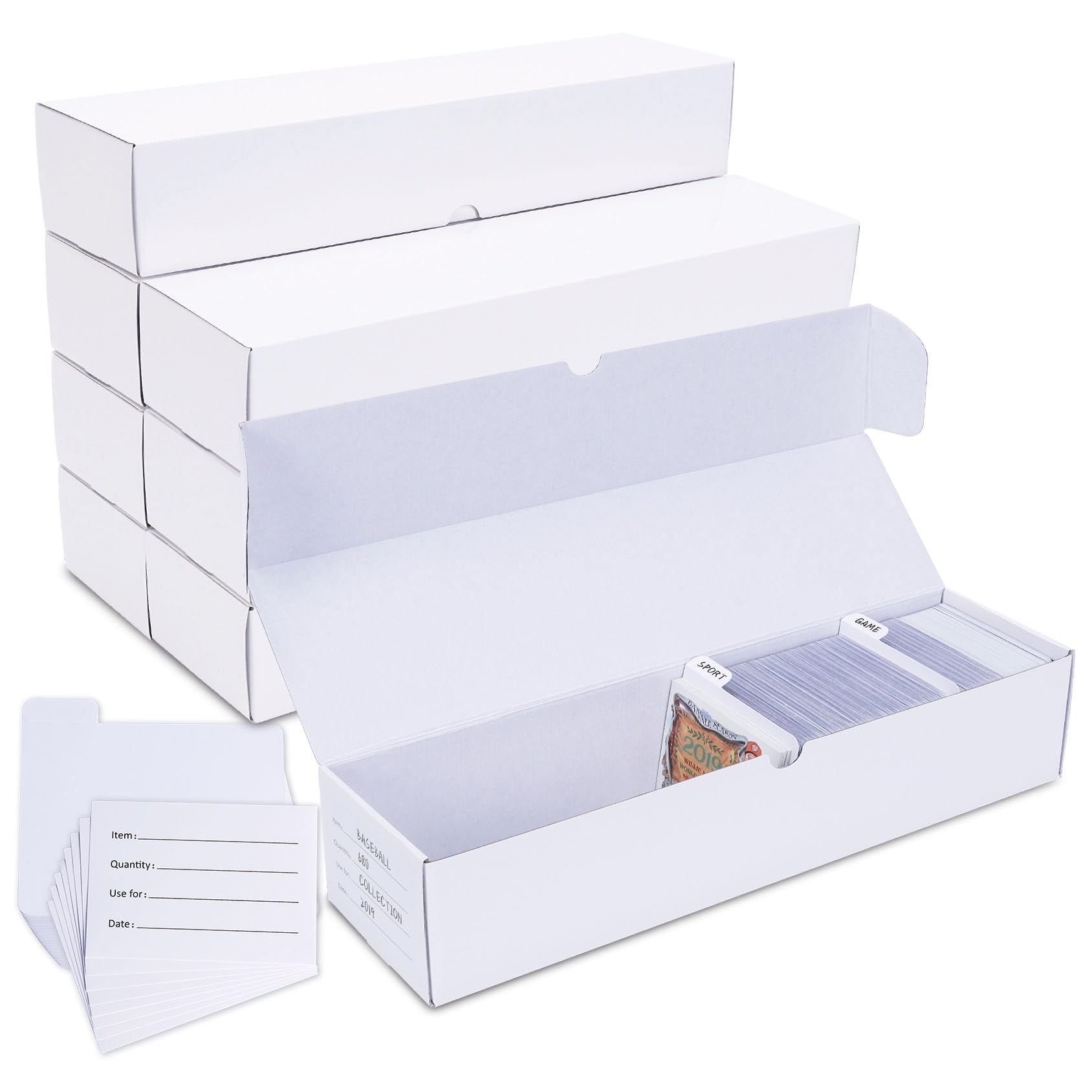 Leyzan 8-pack card storage box front view for organized TCG cards