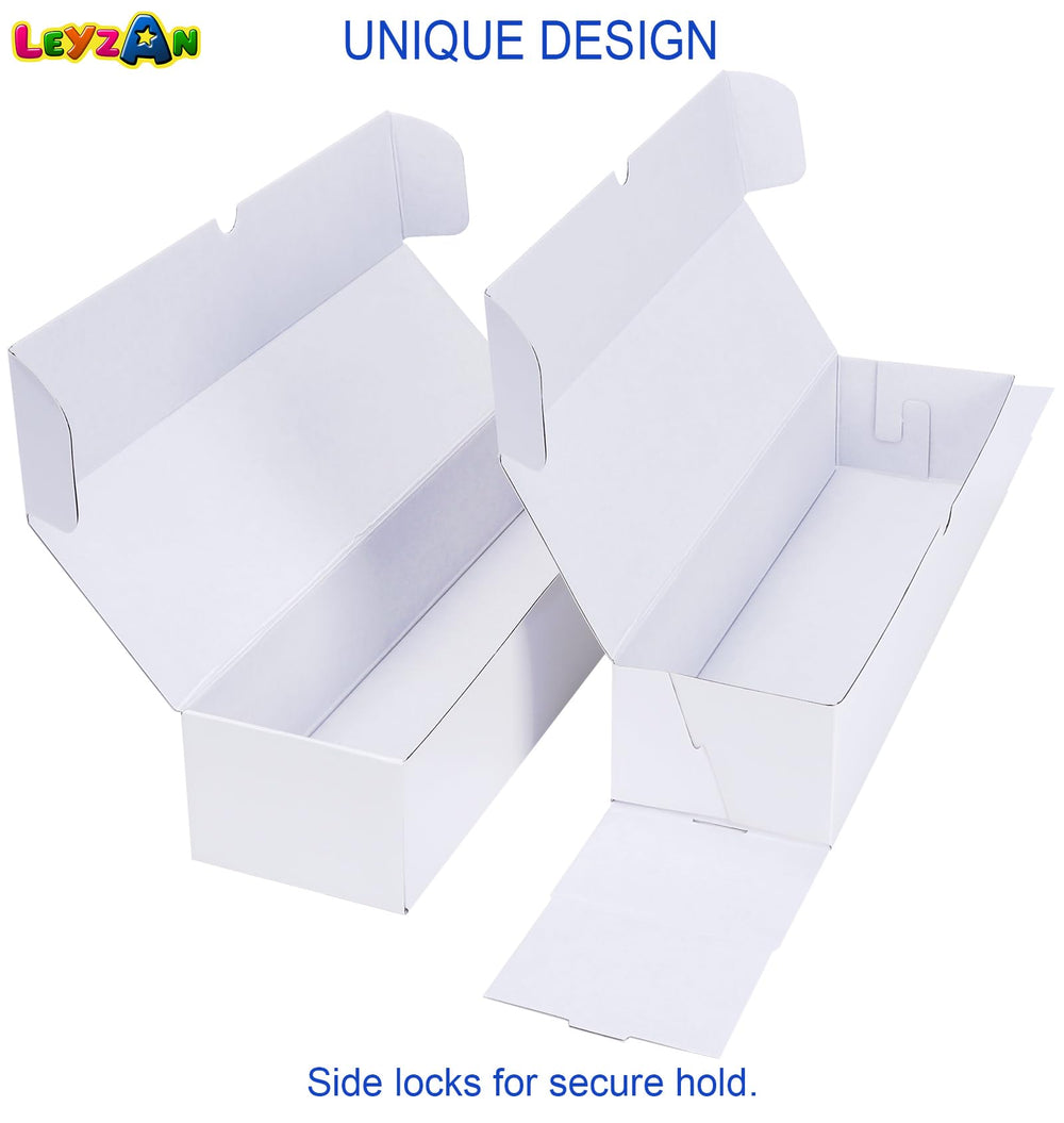 Leyzan box with 14-4 inch dimensions fits varied card storage needs