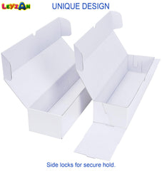 Leyzan box with 14-4 inch dimensions fits varied card storage needs