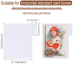 Leyzan divider tabs labels help quick labeling for MTG baseball and sports cards.
