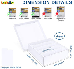 Leyzan dividers with writable tabs help you stay organized.